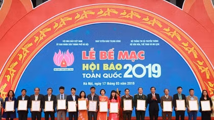 Bế mạc Hội Báo toàn quốc 2019: Tôn vinh các đơn vị báo chí