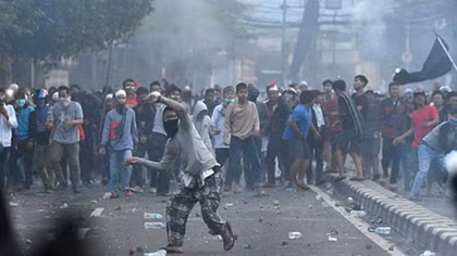 Người biểu tình đổ về thủ đô Indonesia phản đối kết quả bầu cử