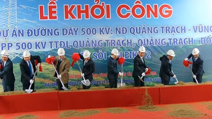 Khởi công các dự án đường dây 500kV