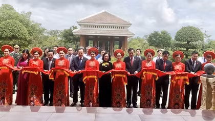 Khánh thành Nhà bia ghi danh liệt sĩ Thanh Hóa hy sinh tại Quảng Nam