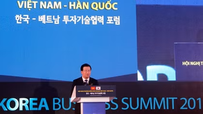 Đẩy mạnh hợp tác kinh doanh Việt Nam - Hàn Quốc