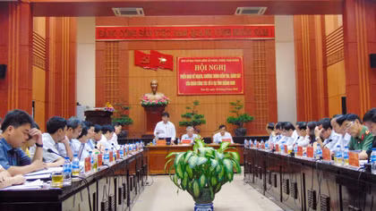 Ban Chỉ đạo Trung ương về phòng, chống tham nhũng tổ chức kiểm tra, giám sát tại Quảng Nam