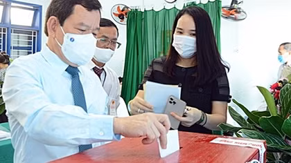 Gần 99% cử tri tỉnh Quảng Ngãi tham gia bầu cử