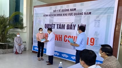 2 ca tái dương tính COVID-19 tại Quảng Nam xuất viện