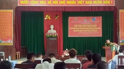 Nâng cao nhận thức pháp luật cho người lầm lỗi, góp phần đảm bảo ANTT 
