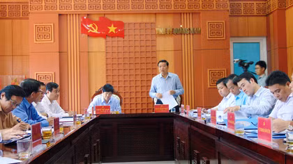 Ban Nội chính Trung ương làm việc tại Quảng Nam