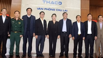 Chủ tịch Quốc hội thăm và làm việc tại Khu công nghiệp THACO Chu Lai
