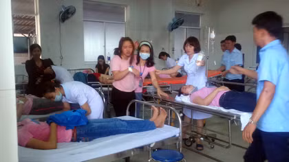 Công nhân Công ty Dệt may Panko Tam Thăng liên tục ngất xỉu