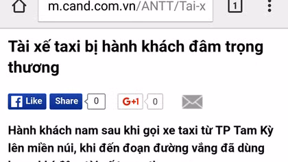 Đã bắt được nghi phạm đâm tài xế taxi trọng thương