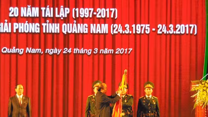 Quảng Nam đón nhận Huân chương Độc lập hạng Nhất