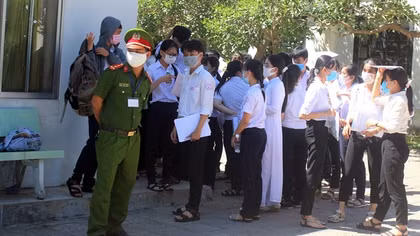 511 thí sinh Quảng Nam vắng thi THPT ngày đầu tiên