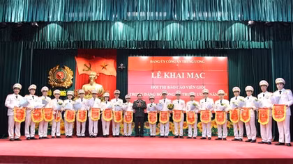 Khai mạc Hội thi “Báo cáo viên giỏi” trong Đảng bộ Công an Trung ương