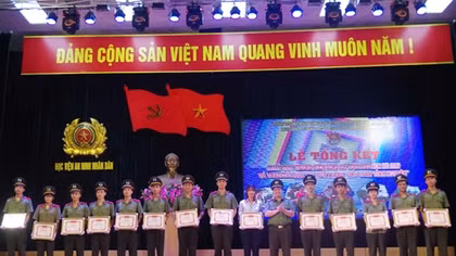 Gần 4.000 sinh viên Học viện ANND tham gia tình nguyện hè 2017