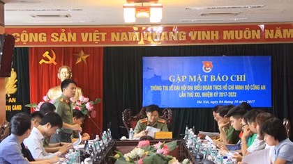 Đại hội Đoàn Thanh niên Bộ Công an lần thứ XXI sẽ khai mạc vào ngày 10-10