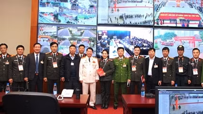 Thứ trưởng Bùi Văn Nam kiểm tra công tác bảo đảm ANTT trước giờ làm việc Đại hội