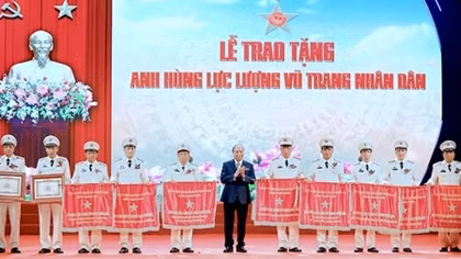 Những tập thể anh hùng thi đua yêu nước của lực lượng CAND
