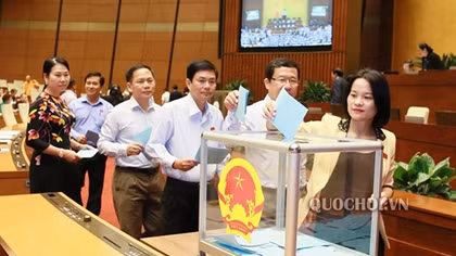 ĐBQH: Bỏ phiếu tín nhiệm trên cơ sở tâm huyết, đóng góp của thành viên đó cho công việc