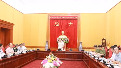 Bộ Công an họp Ban soạn thảo, Tổ biên tập dự án Luật An ninh mạng