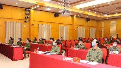 Tiếp tục chủ trương huấn luyện quân sự, võ thuật đầu khóa cho sinh viên Công an