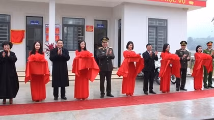 Bộ trưởng Tô Lâm dự Lễ khánh thành trụ sở Công an xã biên giới Nghệ An