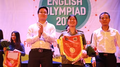 Học viện ANND giành quán quân Cuộc thi Olympic tiếng Anh sinh viên khu vực phía Bắc