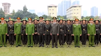 Khai giảng huấn luyện đầu khóa tân sinh viên Công an năm học 2020 – 2021
