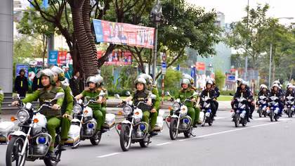 TP Đà Nẵng ra quân bảo vệ an ninh trật tự Tết Nguyên đán
