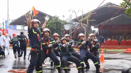 Diễn tập chữa cháy, CNCH cụm công trình cao tầng tại Đà Nẵng