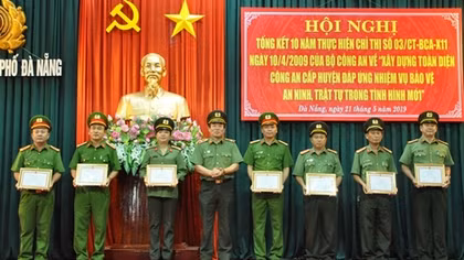 Công an TP Đà Nẵng tổng kết 10 năm thực hiện Chỉ thị 03 của Bộ Công an