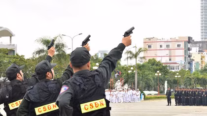 Tổng duyệt diễn tập phương án bảo vệ Tuần lễ Cấp cao APEC