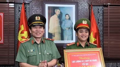 UBND TP Đà Nẵng thưởng lực lượng 911
