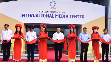 Khai trương Trung tâm Báo chí Quốc tế APEC 2017