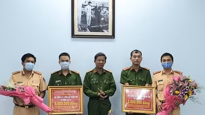 Công an TP Đà Nẵng khen thưởng lực lượng tuần tra 911