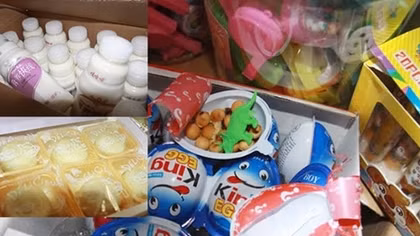 Bánh kẹo không nguồn gốc theo xe tải vào Thủ đô