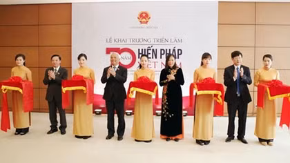 Khai trương Triển lãm 70 năm Hiến pháp Việt Nam