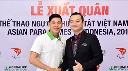 Herbalife và Hiệp hội Paralympic Việt Nam tài trợ cho 54 VĐV Việt Nam tham dự ASIAN Para games 2018