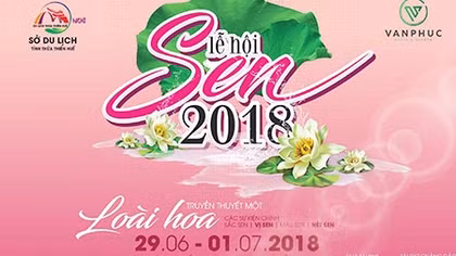 Thừa Thiên – Huế lần đầu tiên tổ chức lễ hội Sen