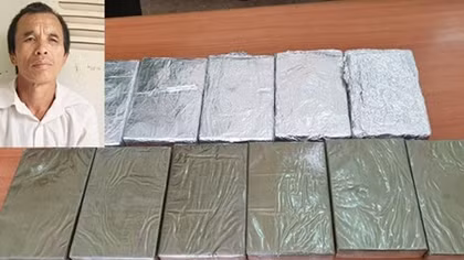Người đàn ông ở Sơn La bị bắt cùng 11 bánh heroin