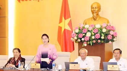 Phiên họp thứ 26 Ủy ban Thường vụ Quốc hội diễn ra từ ngày 8 đến 13-8