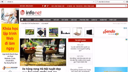 Tạm đình chỉ chức vụ Tổng Biên tập và Phó Tổng biên tập báo điện tử Infornet