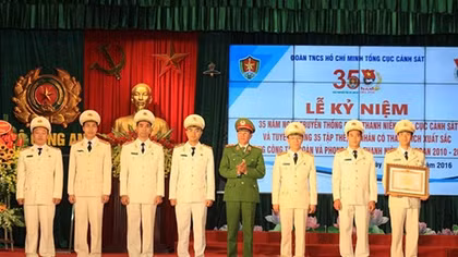 Tổng cục Cảnh sát tuyên dương 35 tập thể, cá nhân tiêu biểu