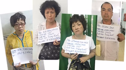 4 đối tượng người Trung Quốc giả thầy cúng chữa bệnh để lừa đảo
