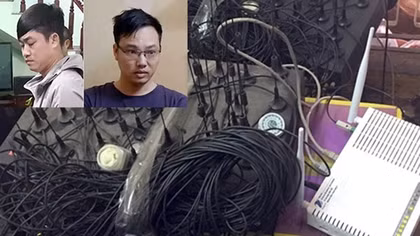 Triệt phá đường dây trộm cắp cước viễn thông cực lớn tại Việt Nam 