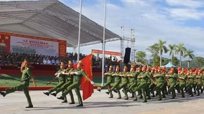 Khai mạc Chung kết Hội thi điều lệnh, bắn súng, võ thuật CAND khu vực phía Bắc lần thứ 5