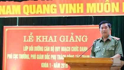 Lớp bồi dưỡng cán bộ quy hoạch chức danh Phó cục trưởng đi thực tế tại Vĩnh Phúc
