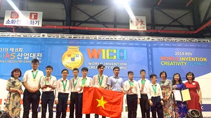 Việt Nam giành 2 Huy chương vàng tại Olympic phát minh và sáng chế 2019 