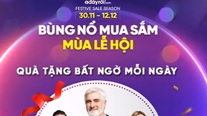 Adayroi tung chương trình siêu ưu đãi, giảm giá 50%++ dịp cuối năm