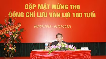 Nhà ngoại giao Lưu Văn Lợi: Một pho từ điển sống