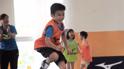 Học sinh hào hứng với chương trình thể chất đến từ Nhật Bản