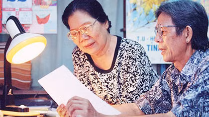 Nhạc sĩ Lư Nhất Vũ và nhà thơ Lê Giang: Bạc đầu nghĩa phu thê